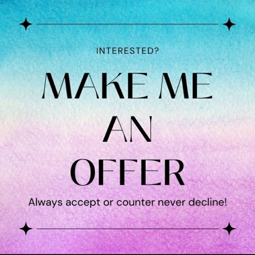 Please feel welcomed to make an offer!!